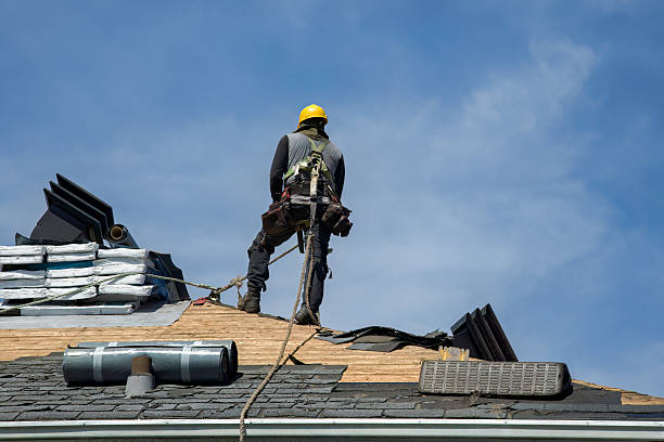 Professional Roofing technician working in Pittston, PA